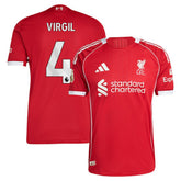 Virgil van Dijk Liverpool 2025/26 Home Jersey Red | Adidas Online