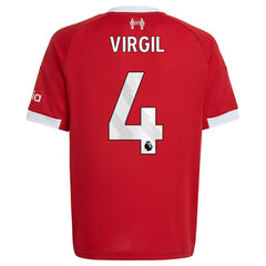 Virgil van Dijk Liverpool Youth 2025/26 Home Replica Jersey Red | Adidas Sale