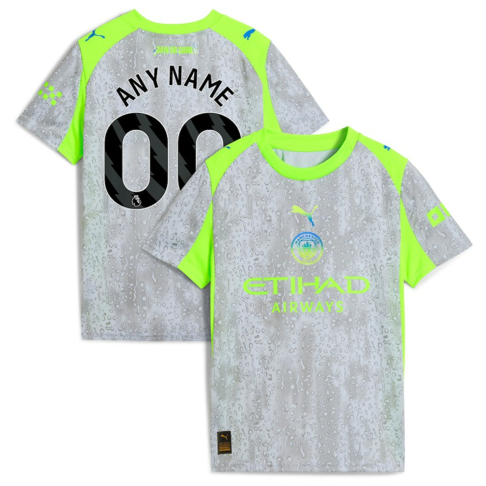 Manchester City Youth 2025/26 Third Replica Custom Jersey Green/Neon Green | Puma online