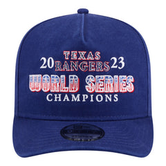 Texas Rangers New Era 2023 World Series Champions Historic 9FIFTY A-Frame Snapback Hat - MLB