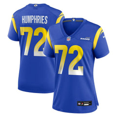 D.J. Humphries Los Angeles Rams Women's Team Game Jersey Royal | Nike for Sale