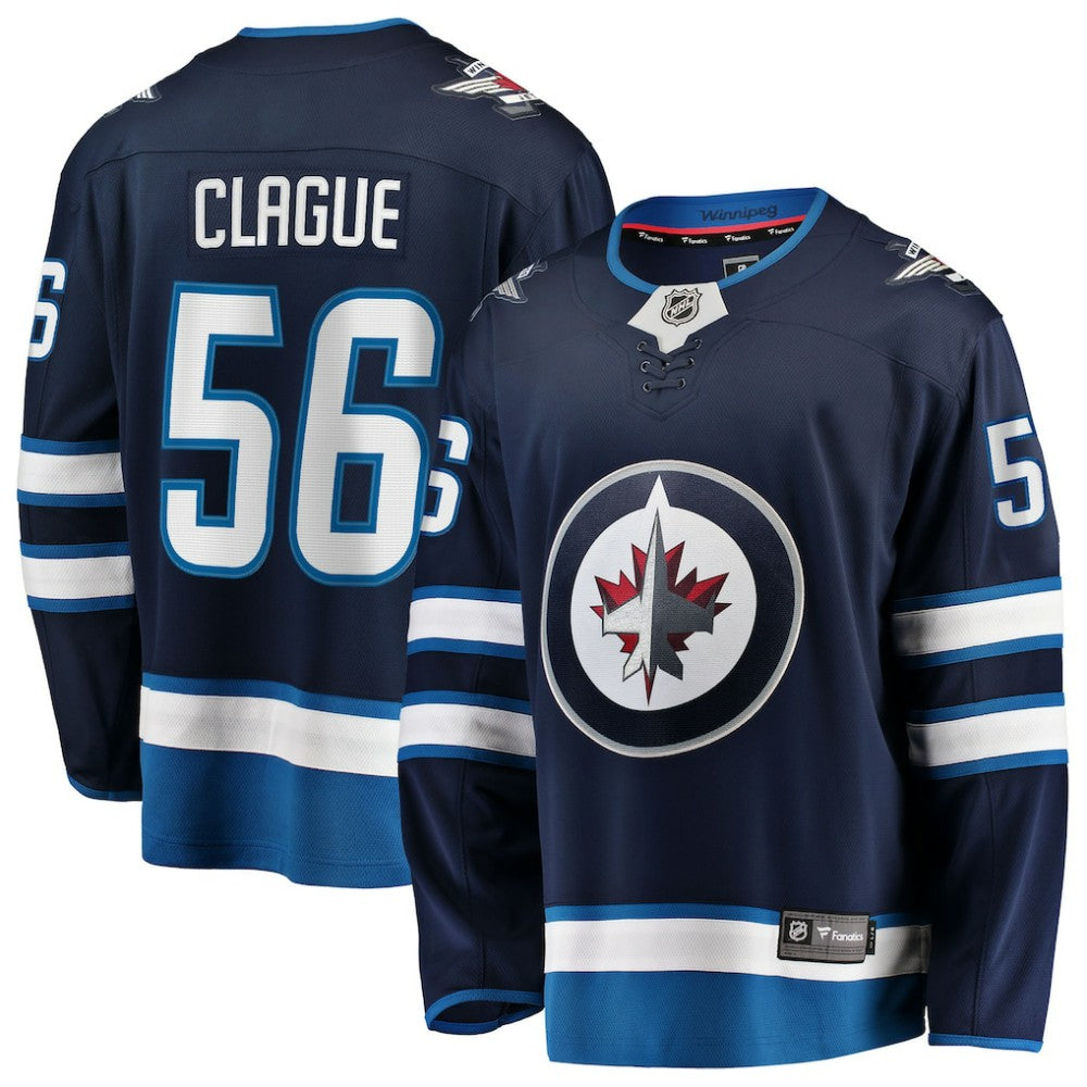 Kale Clague Winnipeg Jets Fanatics Home Breakaway Jersey - Navy - NHL
