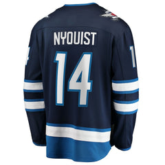 Gustav Nyquist Winnipeg Jets Fanatics Home Breakaway Jersey - Navy - NHL