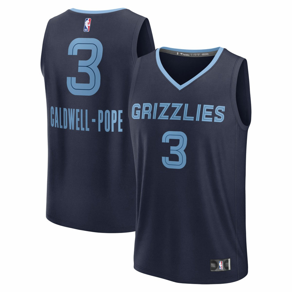 Kentavious Caldwell-Pope Memphis Grizzlies Fast Break Replica Player Jersey Icon Edition Navy - NBA