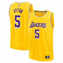 Deandre Ayton Los Angeles Lakers Fast Break Replica Player Jersey Icon Edition Gold - NBA
