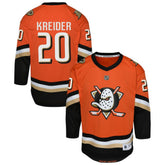Chris Kreider Anaheim Ducks Outerstuff Youth Home Replica Jersey - Orange - NHL