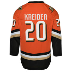 Chris Kreider Anaheim Ducks Outerstuff Youth Home Replica Jersey - Orange - NHL