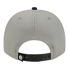 Brooklyn Nets Injection Cartoon Logo A-Frame 9FIFTY Adjustable Hat Gray - NBA