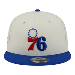 Philadelphia 76ers Injection Localized 9FIFTY Snapback Hat White - NBA