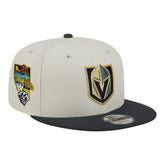Vegas Golden Knights New Era Injection Localized Two-Tone 9FIFTY Snapback Hat - White/Charcoal - NHL