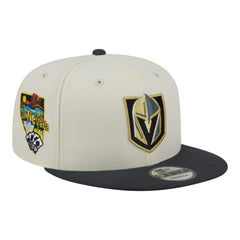 Vegas Golden Knights New Era Injection Localized Two-Tone 9FIFTY Snapback Hat - White/Charcoal - NHL
