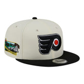 Philadelphia Flyers New Era Injection Localized Two-Tone 9FIFTY Snapback Hat - White/Black - NHL