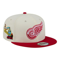 Detroit Red Wings New Era Injection Localized Two-Tone 9FIFTY Snapback Hat - White/Red - NHL