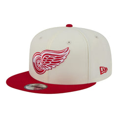 Detroit Red Wings New Era Injection Localized Two-Tone 9FIFTY Snapback Hat - White/Red - NHL