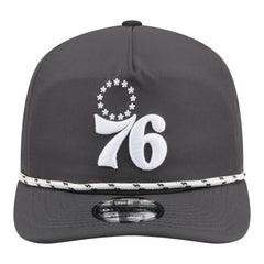 Philadelphia 76ers Tonal Rope 19TWENTY Adjustable Hat Graphite - NBA