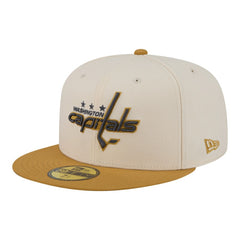 Washington Capitals New Era Colorpack Two-Tone 59FIFTY Fitted Hat - Cream/Tan - NHL