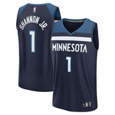 Terrence Shannon Jr. Minnesota Timberwolves Fast Break Replica Jersey Navy Icon Edition - NBA