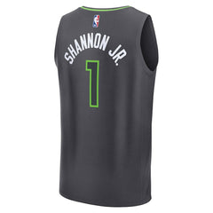 Terrence Shannon Jr. Minnesota Timberwolves Fast Break Replica Jersey Statement Edition Anthracite - NBA