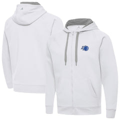 Orlando Magic Antigua New Logo Victory Full-Zip Hooded Sweatshirt White - NBA