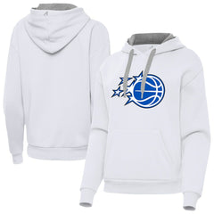 Orlando Magic Antigua Women's New Logo Victory Pullover Hoodie White - NBA