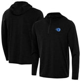 Orlando Magic Antigua New Logo Tidy Quarter-Zip Hoodie Heather Black - NBA