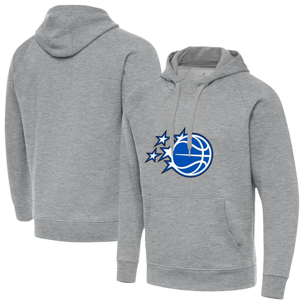 Orlando Magic Antigua New Logo Tall Victory Pullover Hoodie Heather Gray - NBA