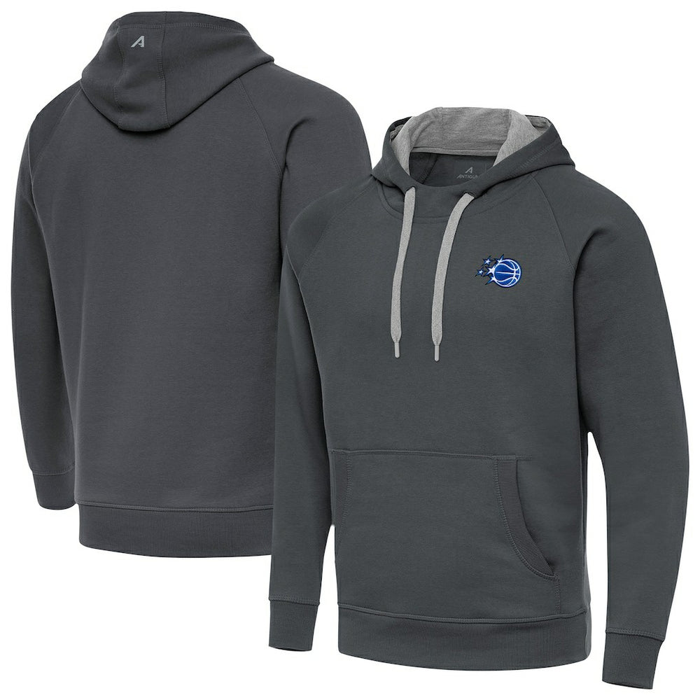 Orlando Magic Antigua New Logo Victory Pullover Hoodie Charcoal - NBA
