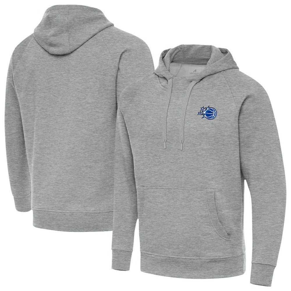 Orlando Magic Antigua New Logo Tall Victory Pullover Hoodie Heather Gray - NBA