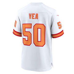 Vita Vea '76 Tampa Bay Buccaneers 50th Season Game Jersey White | Nike for Sale