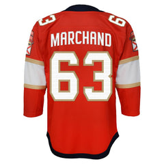 Brad Marchand Florida Panthers Outerstuff Youth Premier Player Jersey - Red - NHL