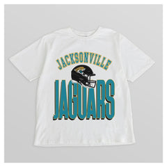 Jacksonville Jaguars Gameday Couture Women's Oversized Classic Fierce Focus T-Shirt White | NFL