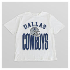 Dallas Cowboys Gameday Couture Women's Oversized Classic Fierce Focus T-Shirt White | NFL
