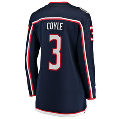 Charlie Coyle Columbus Blue Jackets Fanatics Women's Home Breakaway Jersey - Navy - NHL