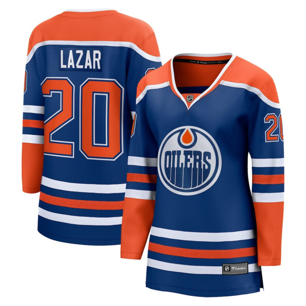 Curtis Lazar Edmonton Oilers Fanatics Women's Home Breakaway Jersey - Royal - NHL