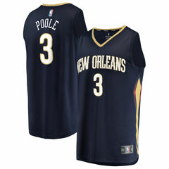 Jordan Poole New Orleans Pelicans Youth Fast Break Replica Jersey Navy Icon Edition - NBA