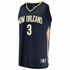 Jordan Poole New Orleans Pelicans Youth Fast Break Replica Jersey Navy Icon Edition - NBA