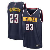 Cameron Johnson Denver Nuggets Youth Fast Break Replica Jersey Navy Icon Edition - NBA