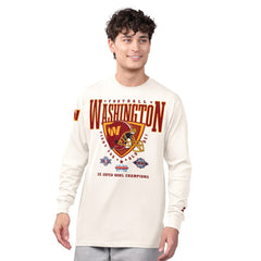 Washington Commanders Starter Champions Long Sleeve T-Shirt Cream | NFL
