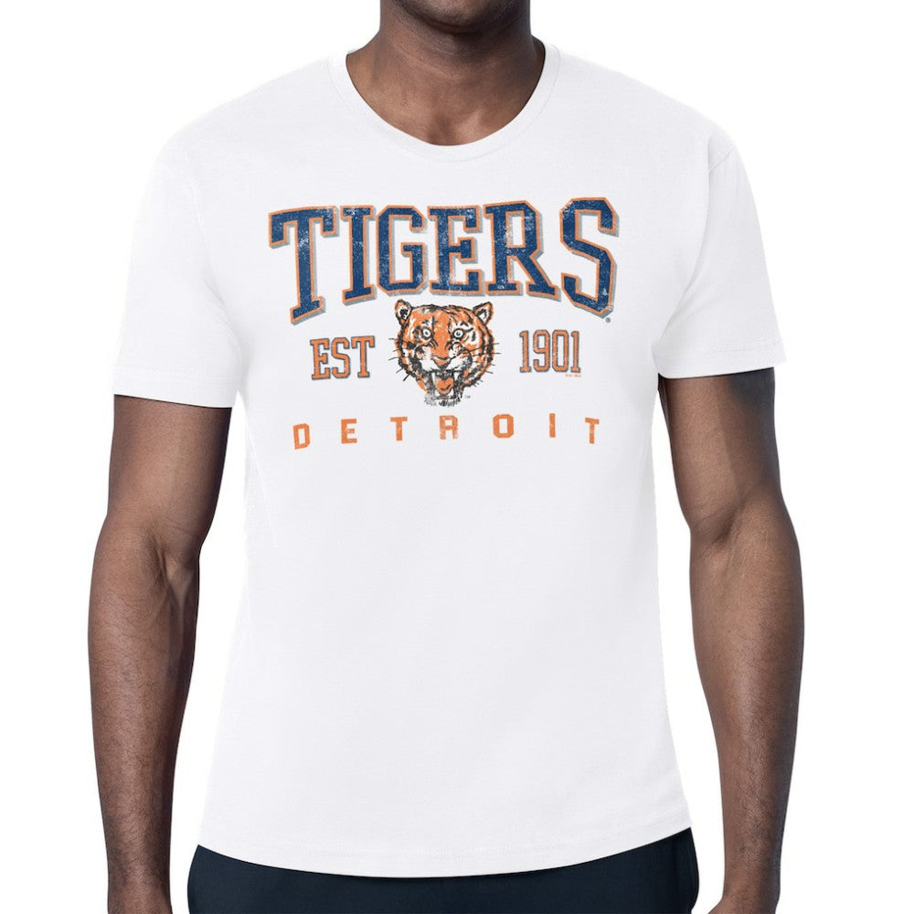 Detroit Tigers Starter Distressed Logo T-Shirt - MLB