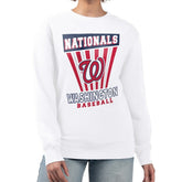 Washington Nationals Starter Women's Poster Print Team Fleece Pullover Sweatshirt - MLB