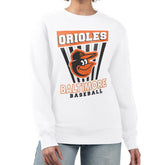 Baltimore Orioles Starter Women's Poster Print Team Fleece Pullover Sweatshirt - MLB