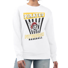 Pittsburgh Pirates Starter Women's Poster Print Team Fleece Pullover Sweatshirt - MLB