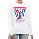 Texas Rangers Starter Women's Poster Print Team Fleece Pullover Sweatshirt - MLB