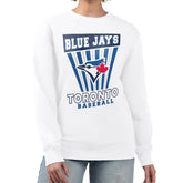 Toronto Blue Jays Starter Women's Poster Print Team Fleece Pullover Sweatshirt - MLB