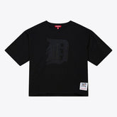 Detroit Tigers Mitchell & Ness Women's Cooperstown Collection Phantom Cropped T-Shirt - MLB