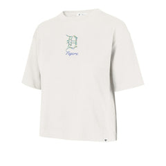 Detroit Tigers '47 Women's Full Bloom Cropped T-Shirt - MLB