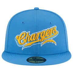 Los Angeles Chargers New Era Born x Raised 59FIFTY Fitted Hat Powder Blue | NFL