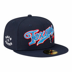 Houston Texans New Era Born x Raised 59FIFTY Fitted Hat Navy | NFL