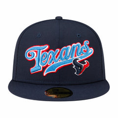 Houston Texans New Era Born x Raised 59FIFTY Fitted Hat Navy | NFL
