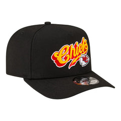 Kansas City Chiefs New Era Born x Raised A-Frame 9FIFTY Snapback Hat Black | NFL